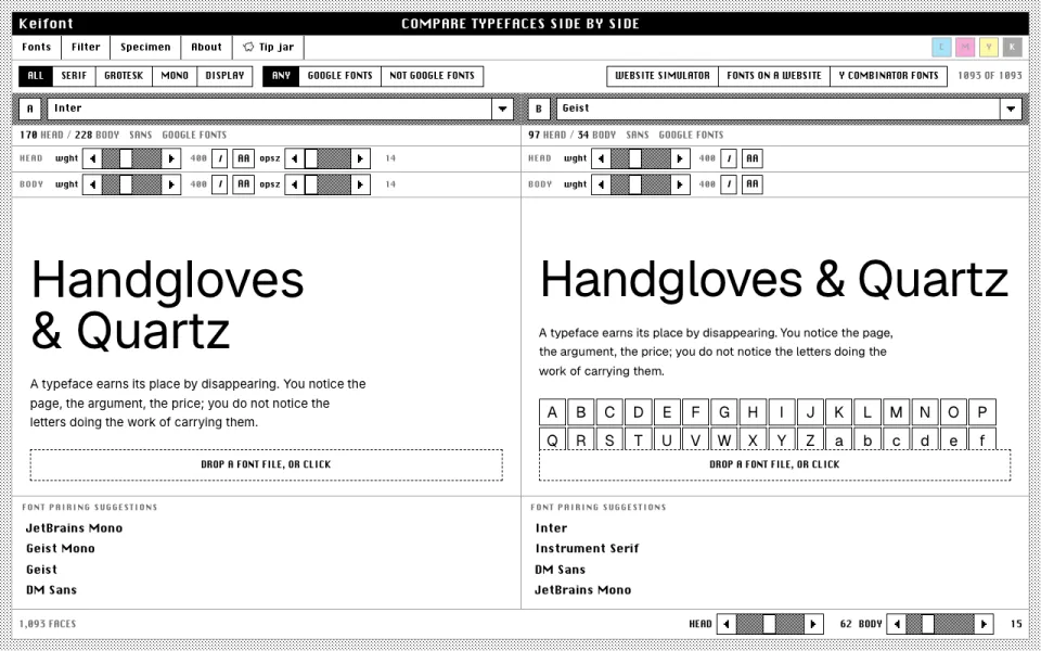 Keifont homepage