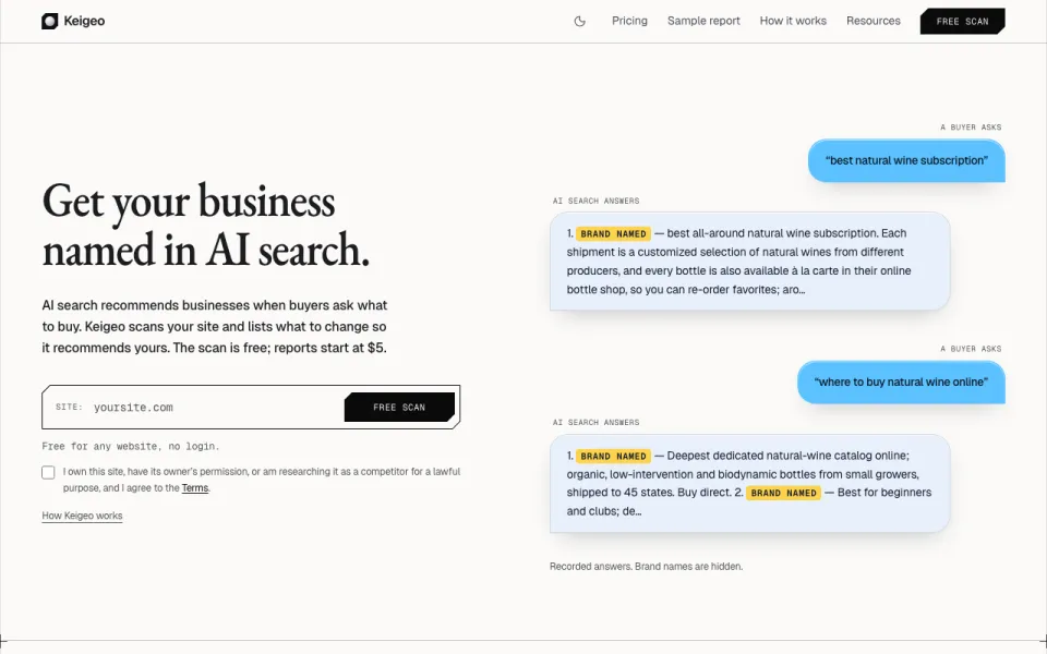 Keigeo homepage